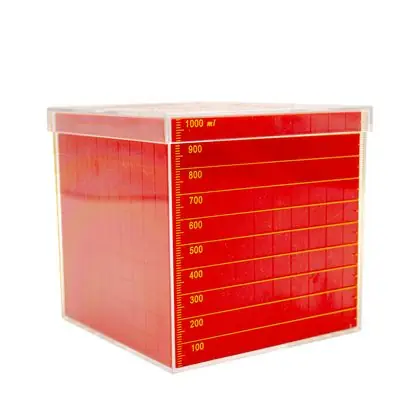 Cubo base 10 + cubo de litro graduado