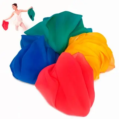 Set de 4 pañuelos de tul