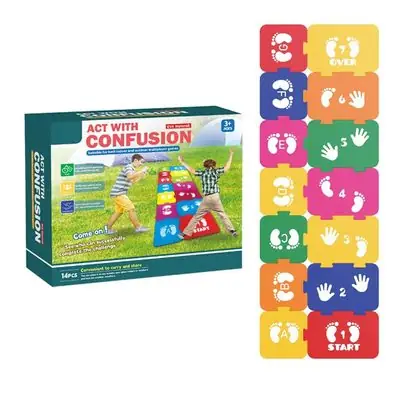 Juego de movimiento 14 piezas goma eva
