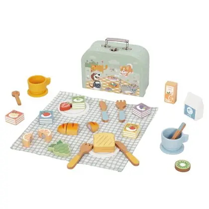 Set de picnic madera 31 piezas