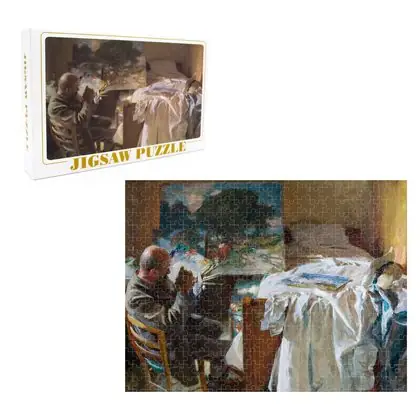 Puzzle 2000 pzas artista en su estudio
