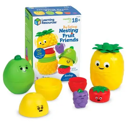 Frutas encajables de las emociones