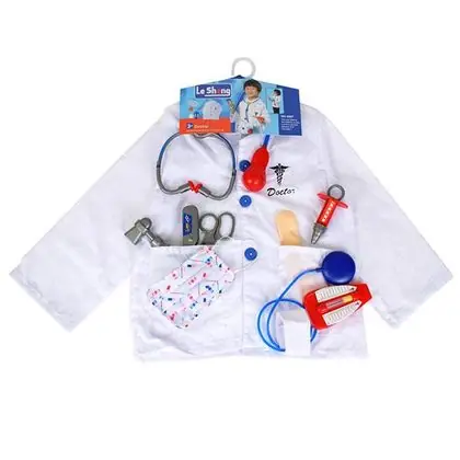 Disfraz de médico accesorios