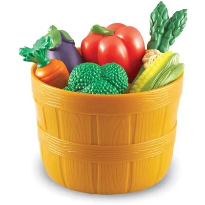 Set de verduras 9 piezas