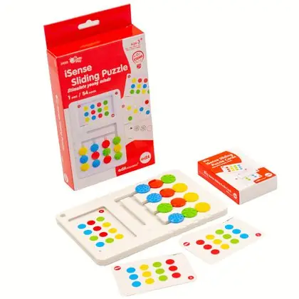 Tablero lógico sensorial con patrones