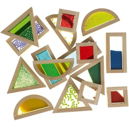 Bloques sensoriales arcoiris